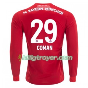 Billige Fotballdrakter FC Bayern München Kingsley Coman 29 Hjemmedraktsett 2019/20 Langermet